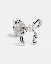 By Charlotte - Forever More Bow Stud Earrings