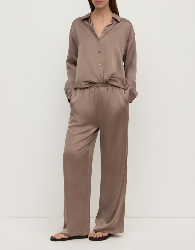 Assembly Label - Pippa Silk Long Sleeve Shirt