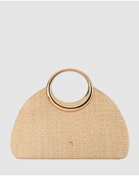 Olga Berg - Charlotte Woven Top Handle