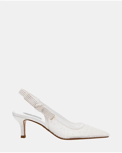 Steve Madden - Ensemble-P White Heels