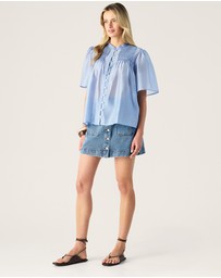 MOS The Label - Romy Short Sleeve Blouse