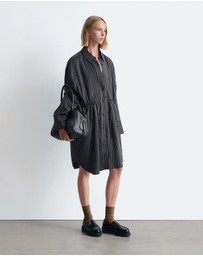 & Other Stories - Oversized Mini Shirt Dress