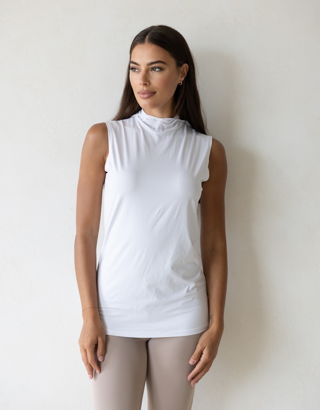 Mod Squad - Luxe Sleeveless Hooded Tank Base Layer