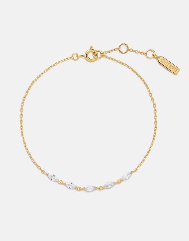 Ania Haie - Gold Quintet Marquise Bracelet