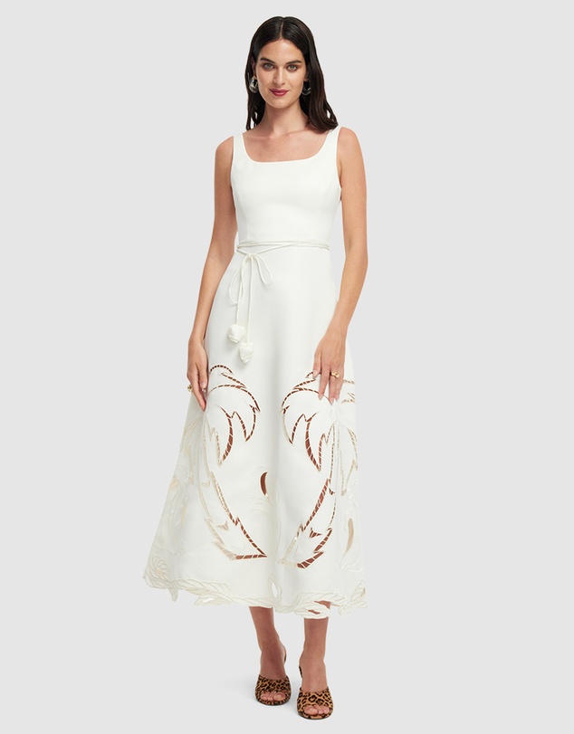 LEO LIN - Serafina Applique Maxi Dress