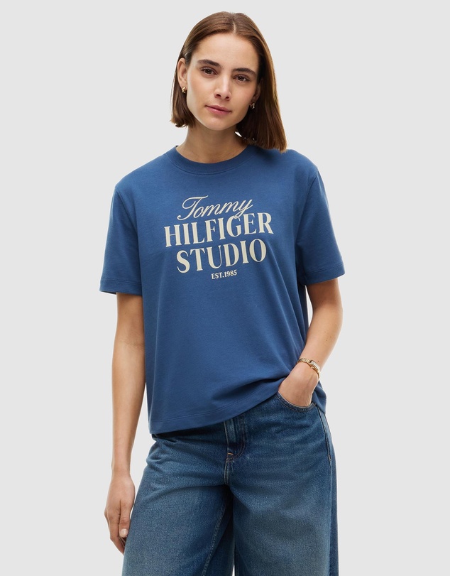 Tommy Hilfiger - Studio Tommy Crew Neck Relaxed Short Sleeve Tee