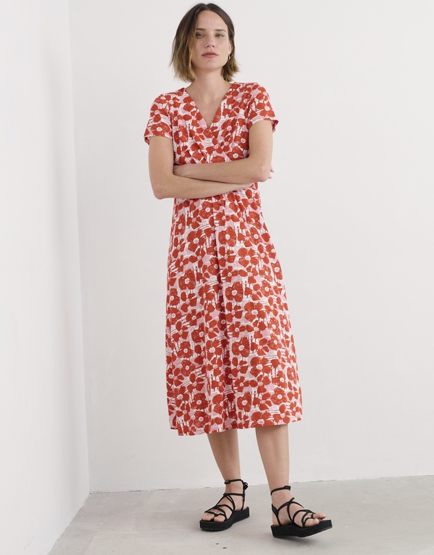 Seasalt - Seasalt Cornwall Orange Chapelle Dress