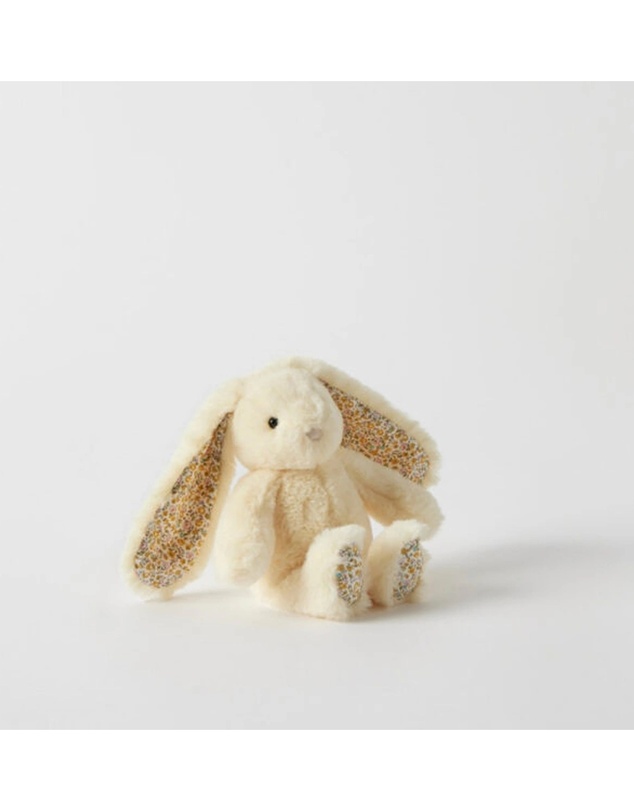 Jiggle and Giggle - Floral Lemon Bunny Rattle
