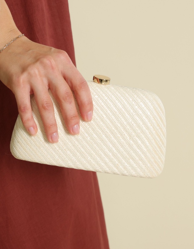 Morgan & Taylor - Brooke Clutch in Cream