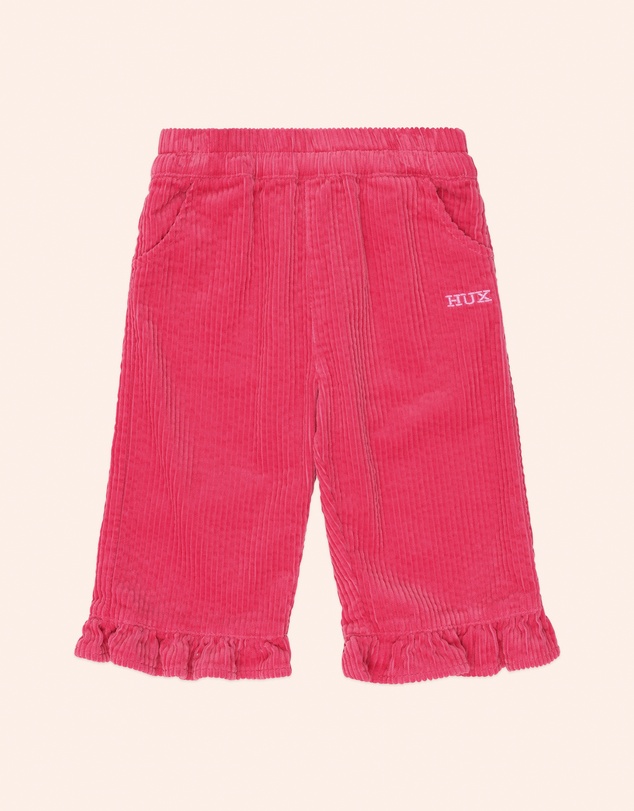 Huxbaby - Cord Frill Hem Pants - Babies-Kids