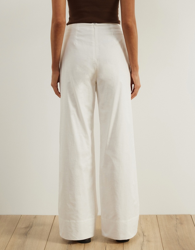 Atmos&Here - Nima Linen Blend Tailored Pants