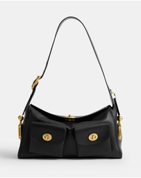 Coach - Natural Grain Leather Haversack Bag