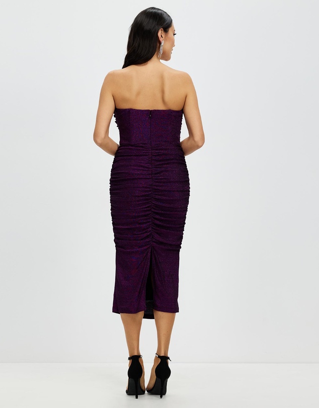 Romance by Honey and Beau - Farrah Strapless Midi Dress