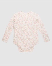 Kynd Baby - Comfy Bodysuit Long Sleeve in Spring Blossom