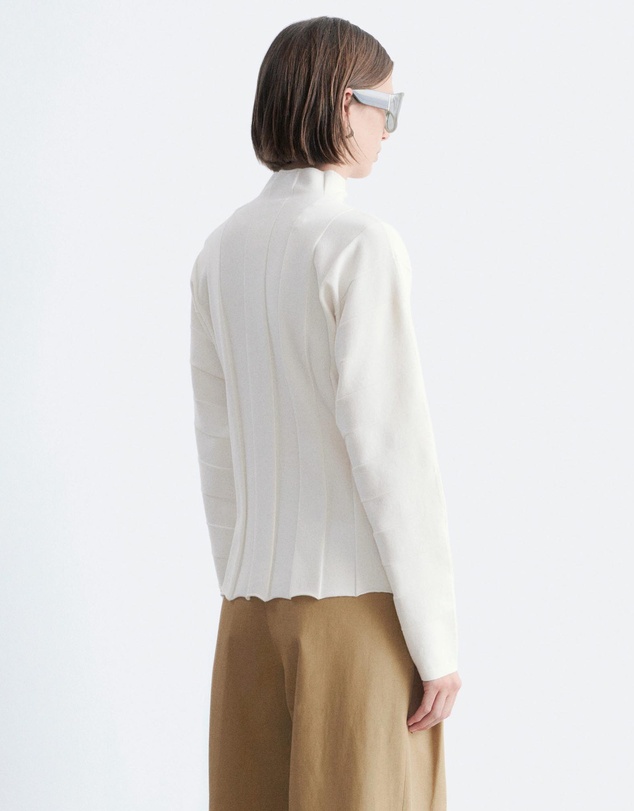 & Other Stories - Ribbed Mock-Neck Top