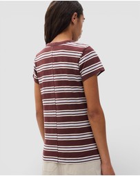 rag & bone - The Slub Striped Tee