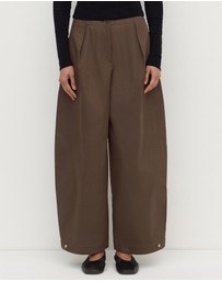Assembly Label - Jasmine Cotton Adjustable Barrel Leg Pants
