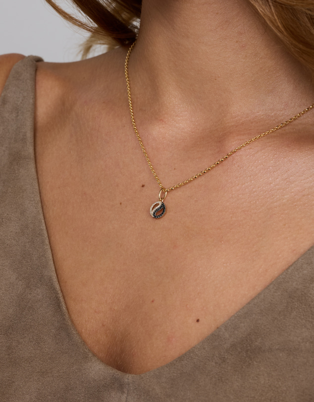 Michael Hill - Diamond Ying & Yang Pendant in 10kt Yellow Gold