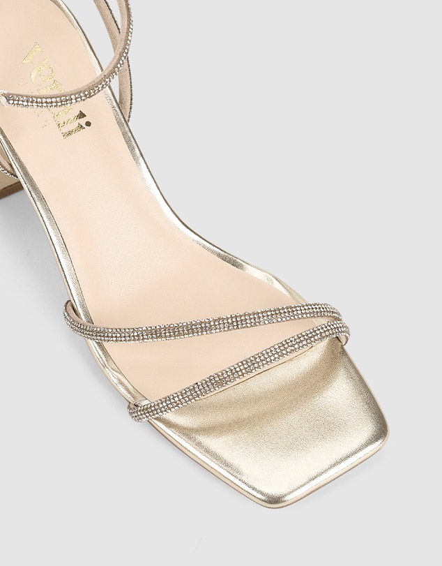 Verali - Strawberry Block Heel Sandals