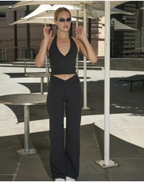 Pinky & Kamal - Straight Leg Wrap Pants