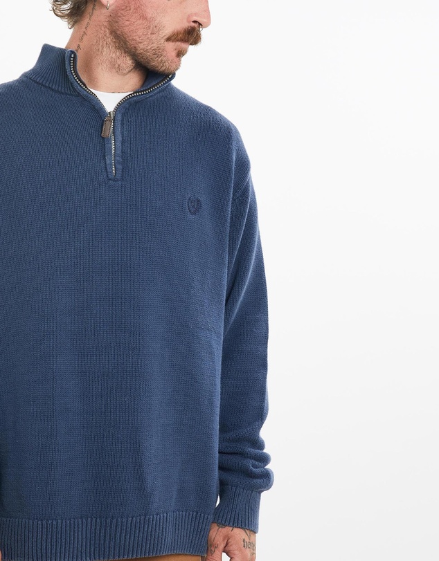 Vintage by The Real Deal - Pre Loved - Vintage Chaps Ralph Lauren Quarter Zip Knit Sweater