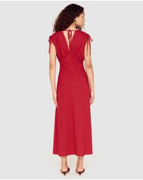 MINKPINK - Malia V-Neck Midi Dress