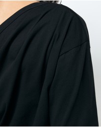 AERE - Caia Off Shoulder Long Sleeve T-Shirt
