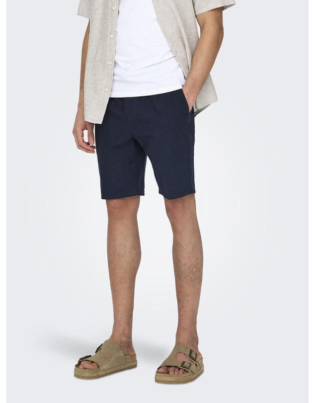 Only & Sons - Linus Linen Blend Shorts