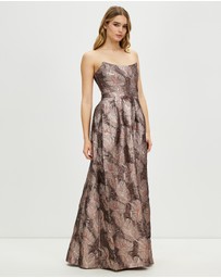 Romance by Honey and Beau - Milla Strapless Maxi Dress