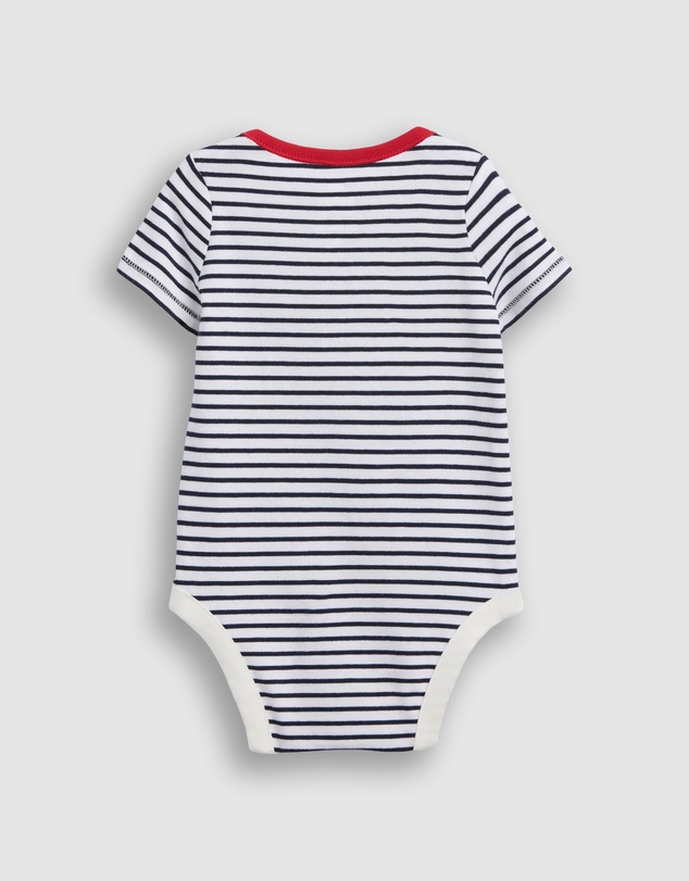 GAP - Trim Jersey SS FF Single Bodysuit - Babies
