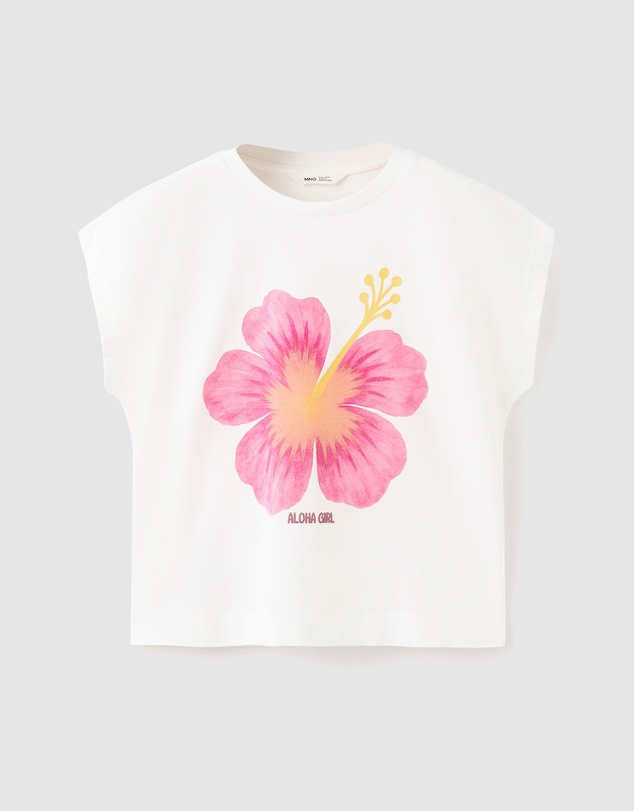 M.N.G - Hibiscus T-Shirt - Kids-Teens