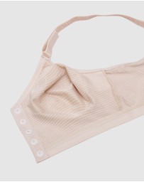 Royce Lingerie - Silver Wirefree Press Stud Front Close Post Surgery Bra