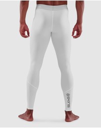 SKINS - SKINS Compression Men's Series-1 Running/Gym Long Tight White