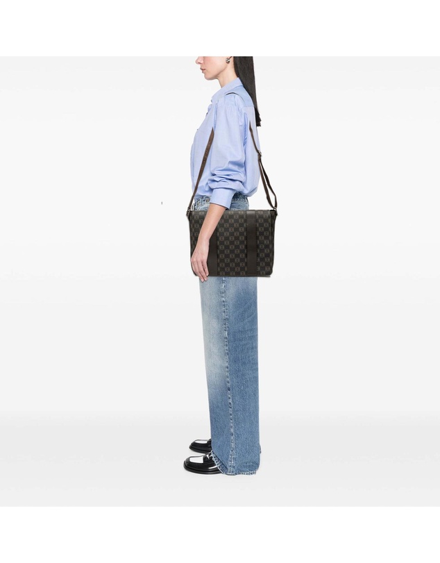 Pre-Loved by Azura Reborn - Pre-Loved Anagram Coated Canvas Flap Crossbody