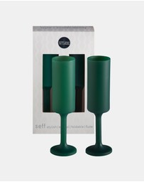 porter green - seff | silicone unbreakable champagne flutes