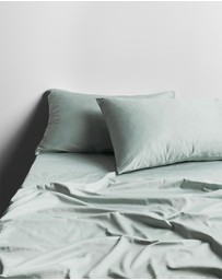 Aura Home - Halo Organic Sateen Sheet Set