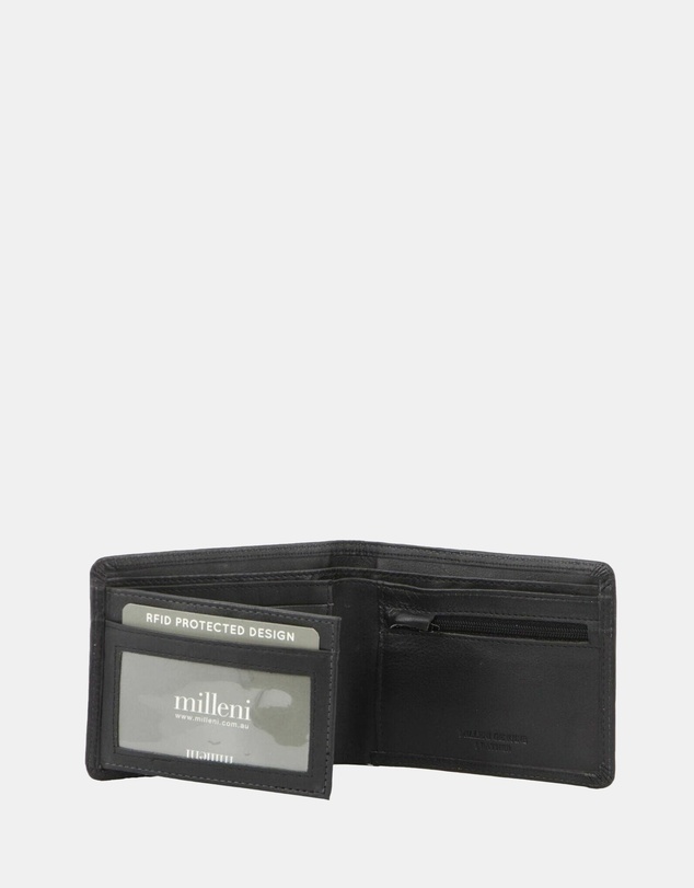 Milleni - Milleni Leather Men's Flat Wallet