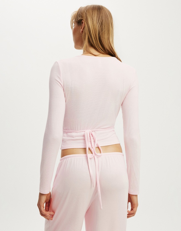 Cotton On Body - Super Soft Wrap Long Sleeve Top