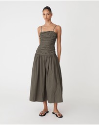 Forcast - Cathy Cotton Modal Midi Dress