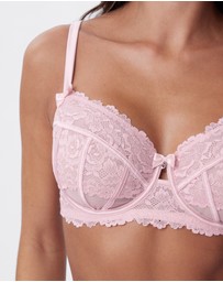 Bras N Things - Bethany Full Cup Underwire Bra - Light Pink
