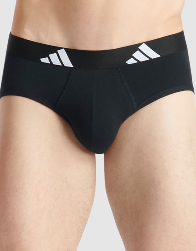 adidas Sportswear - 3 Pack Active Flex Cotton Brief Underwear