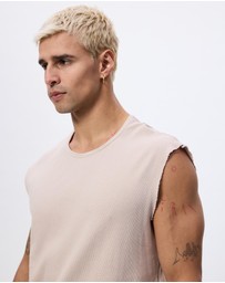 Surrounded By Ghosts - The Tetradymite Rib Knit Muscle T-Shirt