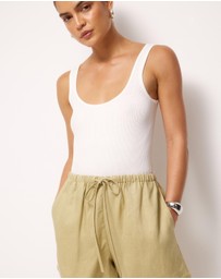 AERE - Bronte Linen Shorts