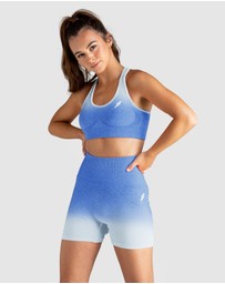 Doyoueven - Ombre Scrunch Seamless Shorts