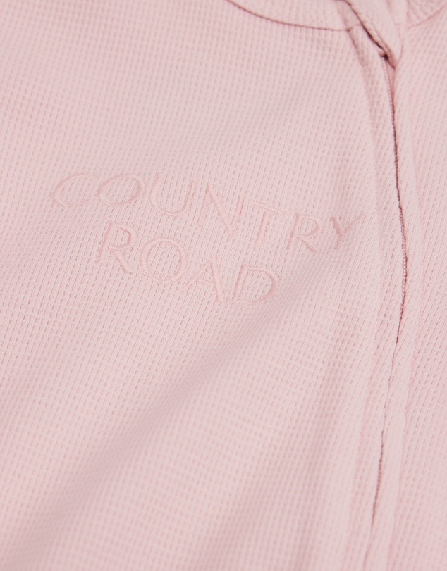 Country Road - Organically Grown Cotton Waffle Jumpsuit