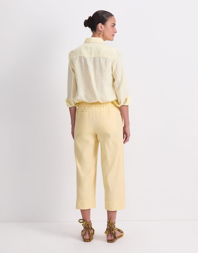 Sportscraft - Rosa Crop Linen Pant