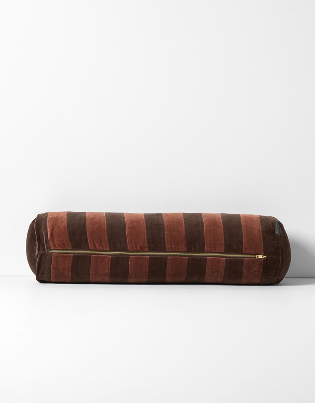 Aura Home - Velvet Stripe Bolster