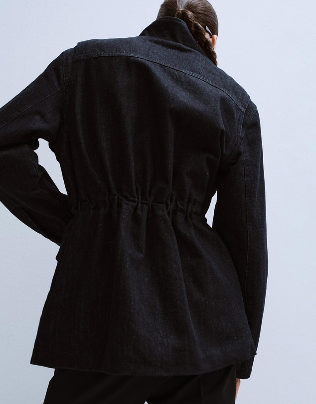 M.N.G - Oversized Denim Parka With Pockets