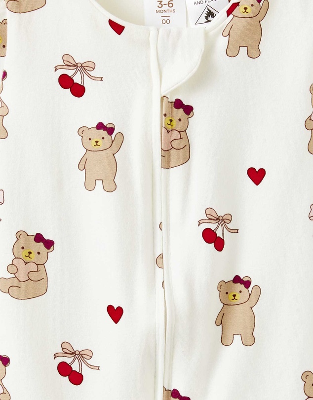 Cotton On Kids - Growie Short Sleeve Zip Romper