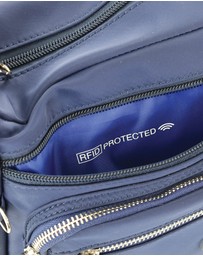 Pierre Cardin - Pierre Cardin RFID Anti-Theft Nylon Crossbody